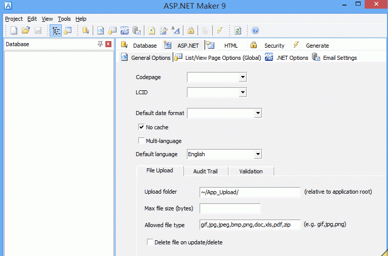 ASP.NET Maker v10.1.0 ע