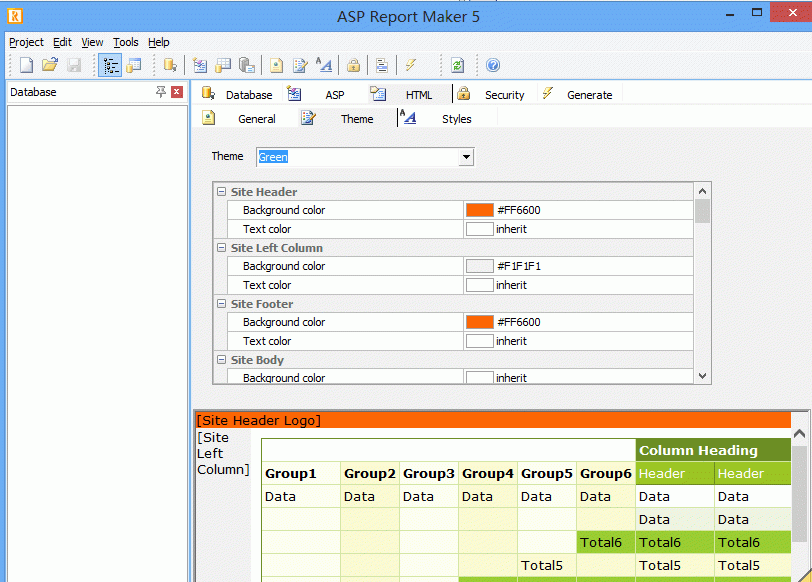 ASP Report Maker v6.0.1 ע