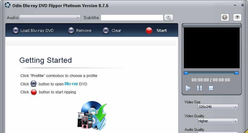 Odin Blu-ray DVD Ripper Platinum[ת] v8.8.8 ע