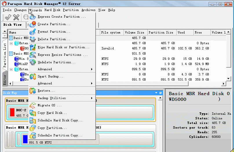 Paragon Hard Disk Manager 12 Server v10.1.19 ע []