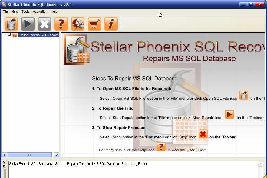 Stellar Phoenix MSSQL Database Recovery v2.1 ɫƽ