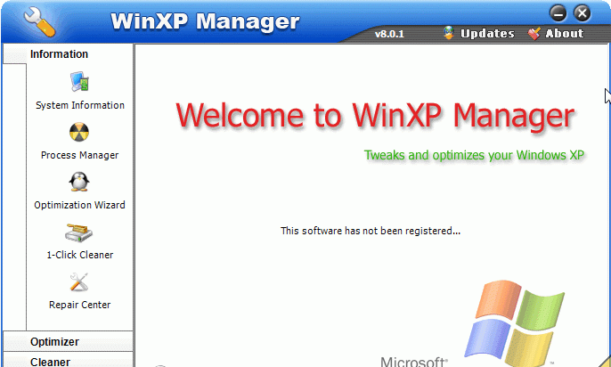 WinXP Manager v8.0.1 ƽ