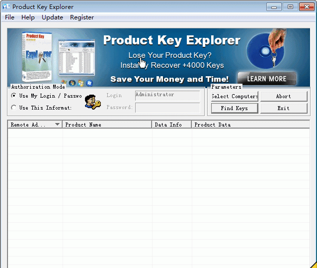 NSAuditor Product Key Explorer Portable