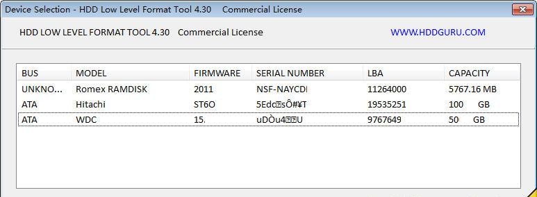 HDD Low Level Format Tool Portable(Ӳ̵͸񹤾) v4.40 ɫע