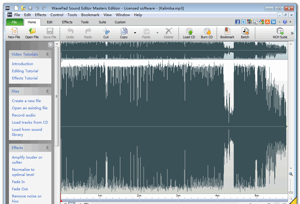 WavePad Sound Editor Masters Edition v5.96 ɫЯע