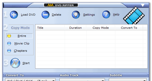 Aoa DVD Ripper(DVDӰƬ浽Ӳ) v5.5.7 ƽ