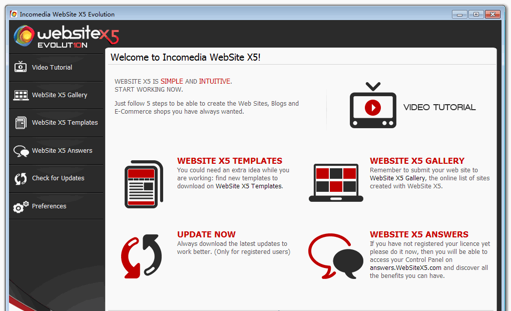 Incomedia WebSite X5 Evolution v11.0.3.18 ע | ҳ