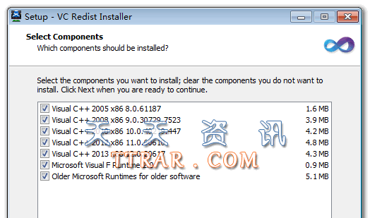 VC Redist Installer(2005/2008/2010/2012/2013) пϼ v1.6.0