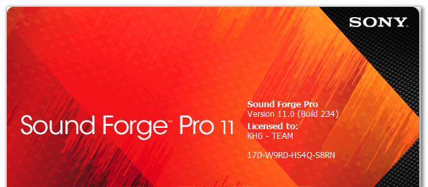 SONY Sound Forge Pro v11.0 Build 299 ע | ˫Ƶ༭