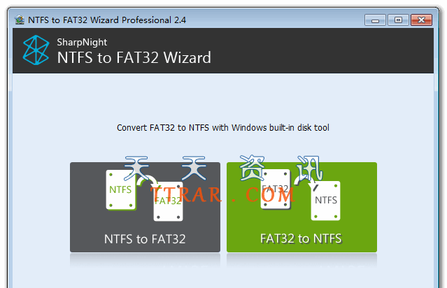 NTFS to FAT32 Wizard Pro