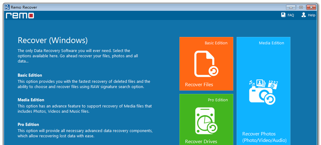 Remo Recover Windows Pro Edition v4.0.0.34 ע