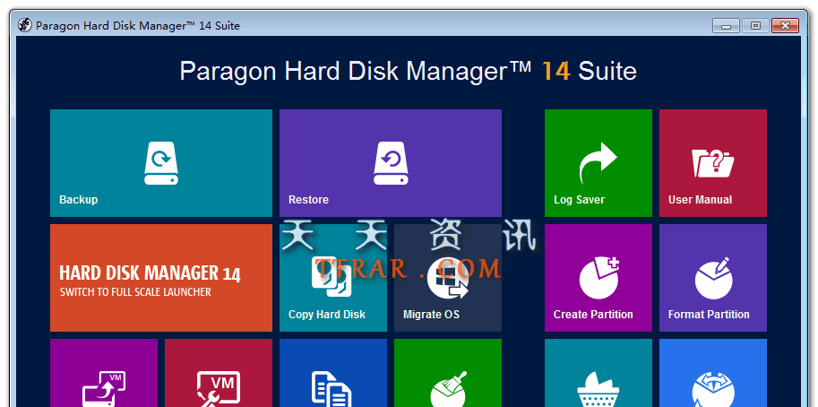 Paragon Hard Disk Manager 14 Suite v10.1.21.471 Retail ۰