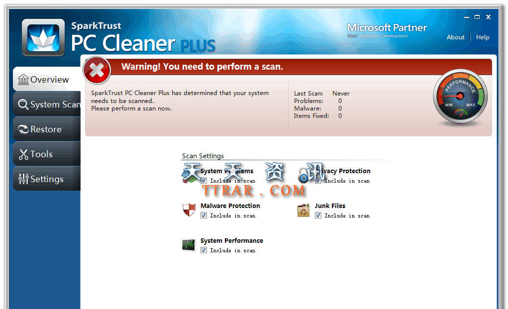 SparkTrust PC Cleaner Plus v3.1.10.0 ƽ