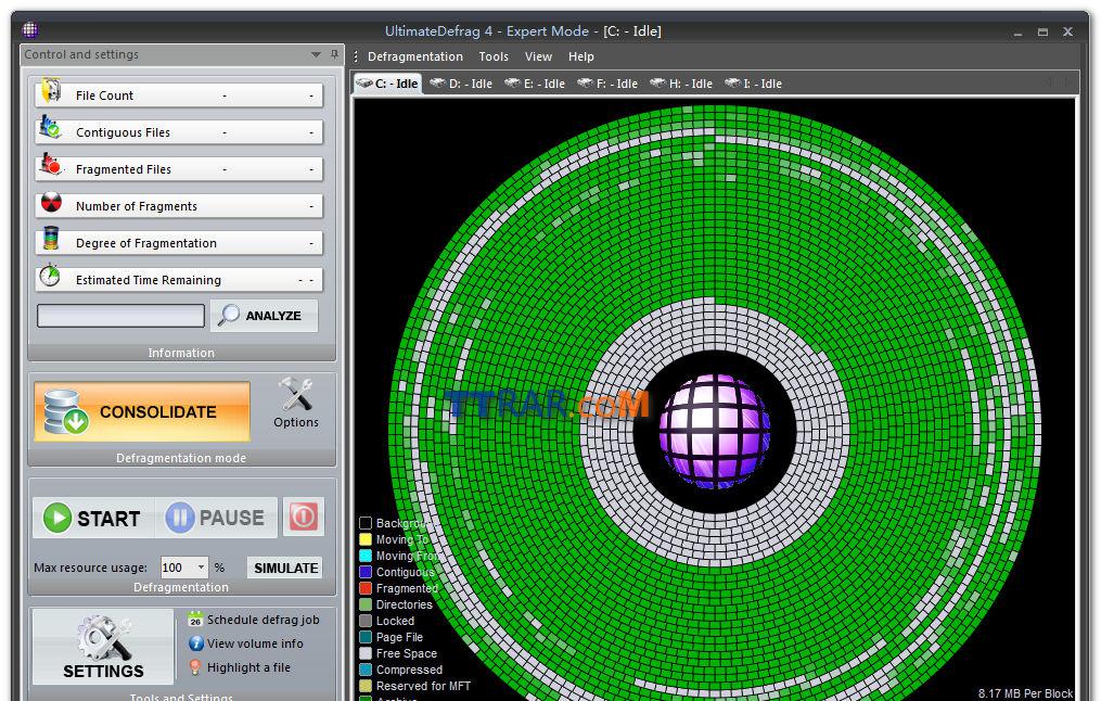 UltimateDefrag Portable v4.98 ļɫЯע