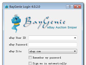 BayGenie eBay Auction Sniper 4