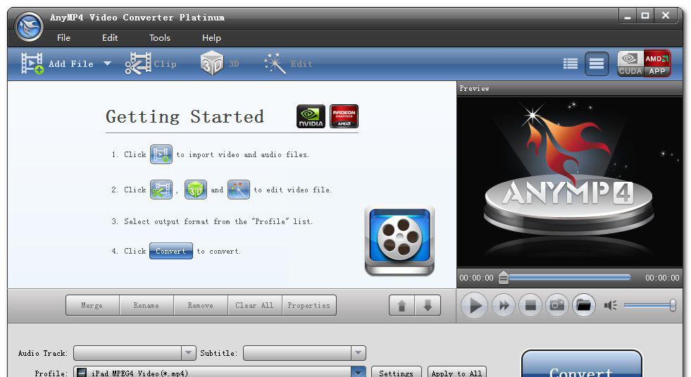 AnyMP4 Video Converter Platinum v6.1.52.34280 ƽ