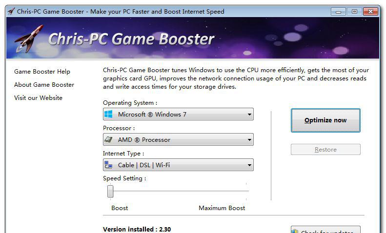 Chris-PC Game Booster v2.95 ע _ ϷŻ