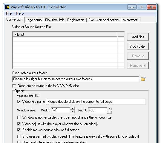 VaySoft Video to EXE Converter v6.2.7 ƽ | ƵתEXE