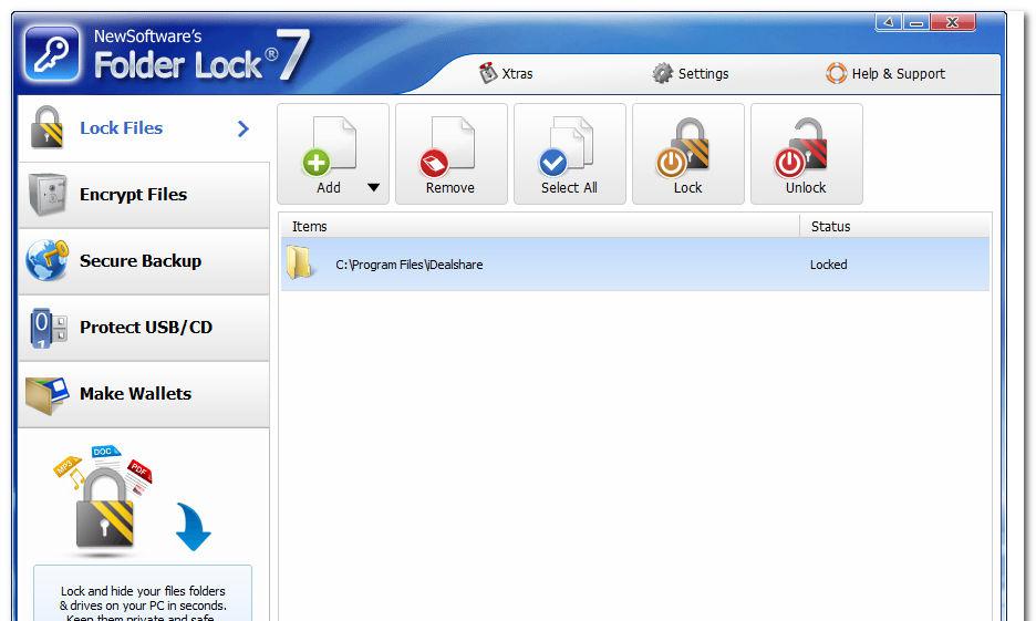 Folder Lock v7.5.1 ע _ Ŀ¼ܹ - ˽ļ