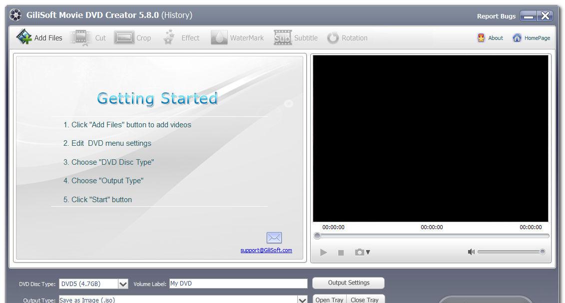 GiliSoft Movie DVD Creator Portable v5.8.0 ļɫЯ