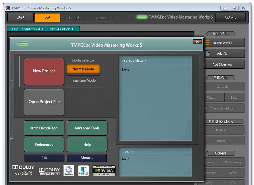 TMPGEnc Video Mastering Works v5.0.6.38 ע | ձƵ༭