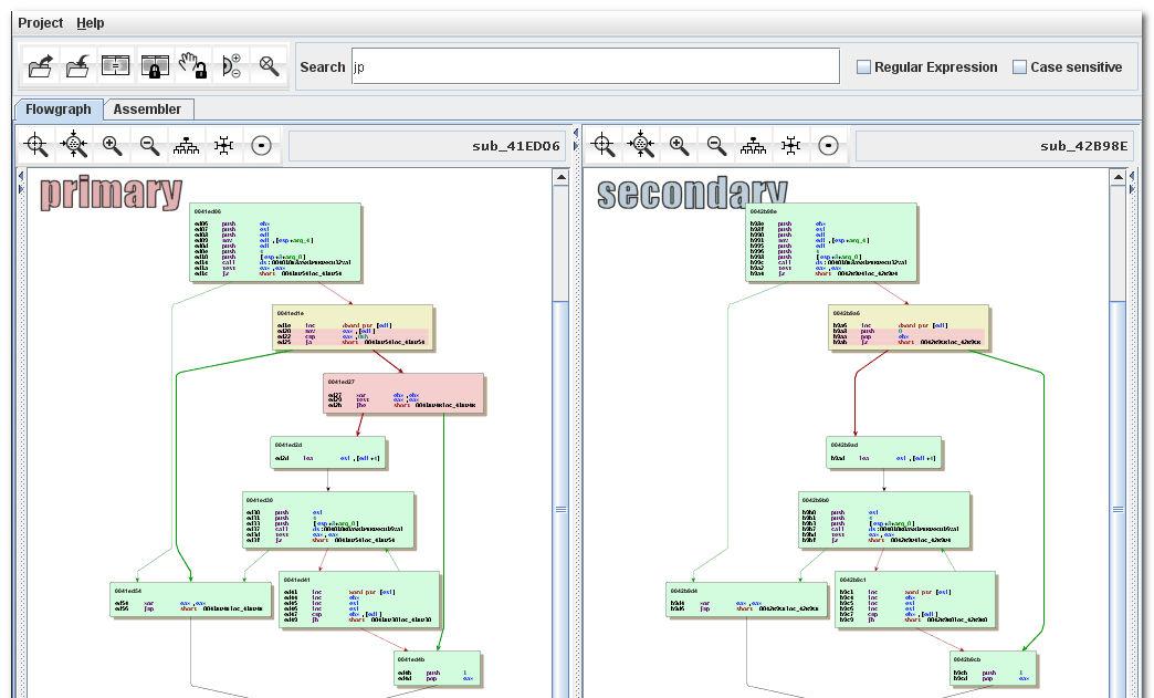 Zynamics BinDiff v4.1 ע | ļȽϹ