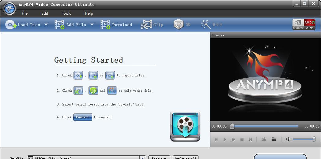 AnyMP4 Video Converter Ultimate Portable v6.1.28 ɫƽ