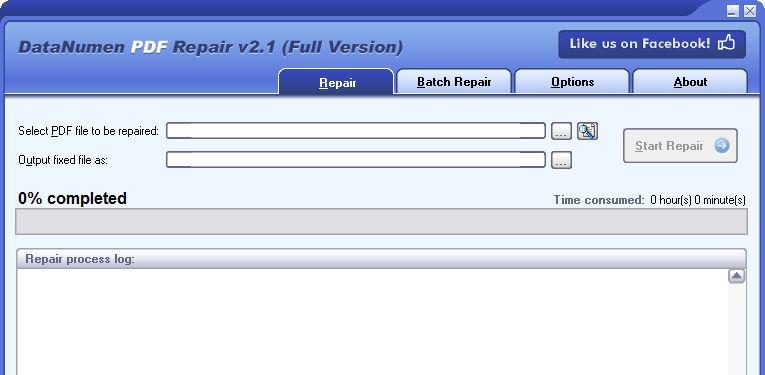 DataNumen PDF Repair(DPDFR) v2.1 零售破解版 _ PDF修复工具