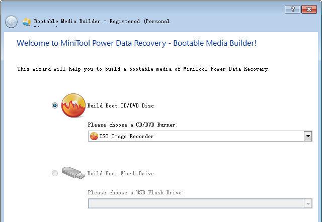 MiniTool Power Data Recovery Bootable Media Builder v6.8 ע