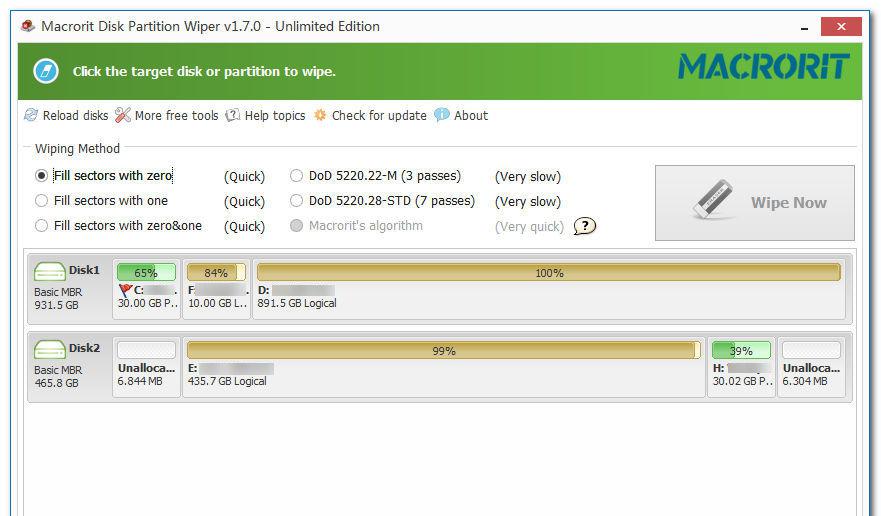 Macrorit Disk Partition Wiper Unlimited Edition v1.8.0 ע