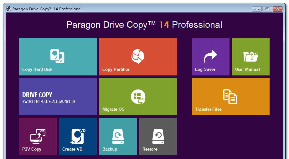 Paragon Drive Copy 15 Professional v10.1.21.431 ע۰