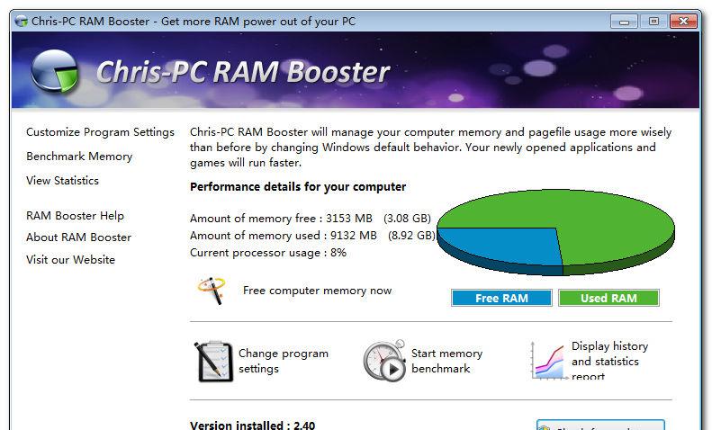 Chris-PC RAM Booster v2.50 ע | ڴŻ