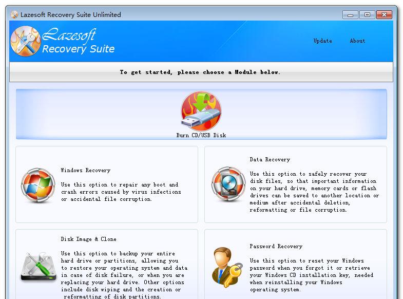 Lazesoft Recovery Suite Unlimited Edition v4.0.1 ע