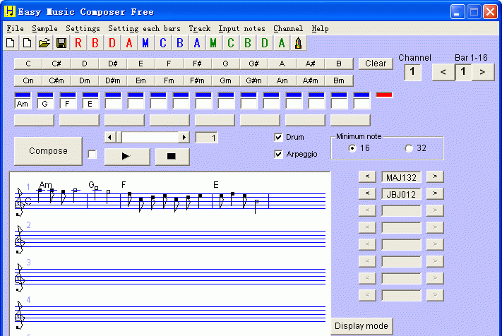 Easy Music Composer V9.89b ɫ