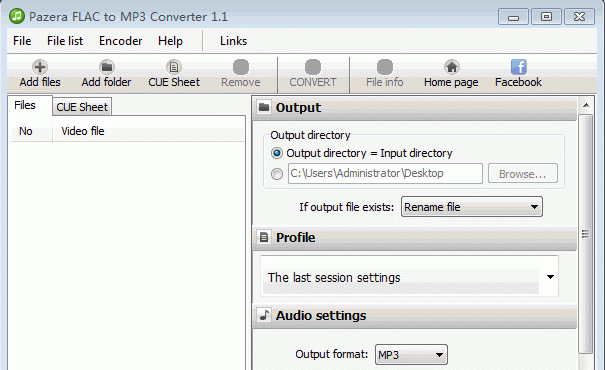 FLACʽתMP3 Pazera FLAC to MP3 V1.1 ɫ