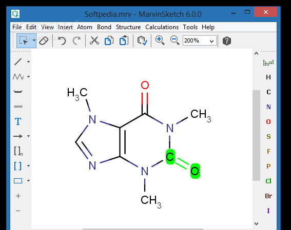 化学结构式画图工具MarvinSketch V6.14 官方版