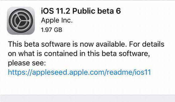 ios11.2 beta6