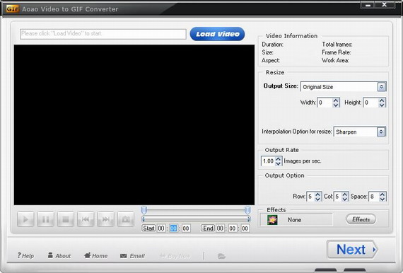Aoao Video to GIF Converter Portable
