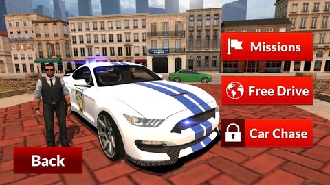 mustang police car driving 202׿