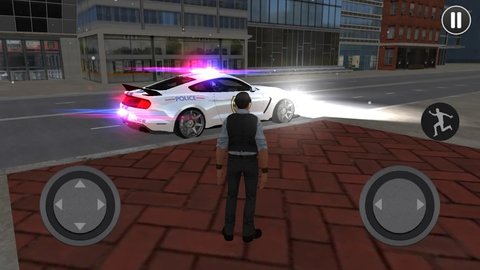 mustang police car driving 202IOS