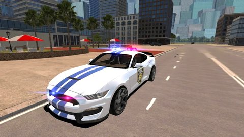 mustang police car driving 202׿